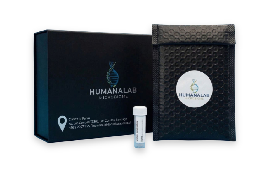 Kit de estudio de microbiota intestinal HumanaLab en Clínica La Parva