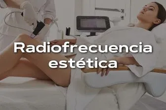 Banner móvil de tratamiento de radiofrecuencia estética en Clínica La Parva